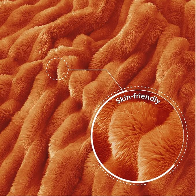 Exclusivo Mezcla Striped Fleece Throw Blanket - Image 5