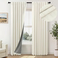 Neutral 80 Inch Nursery Blackout Curtains by Pitalk