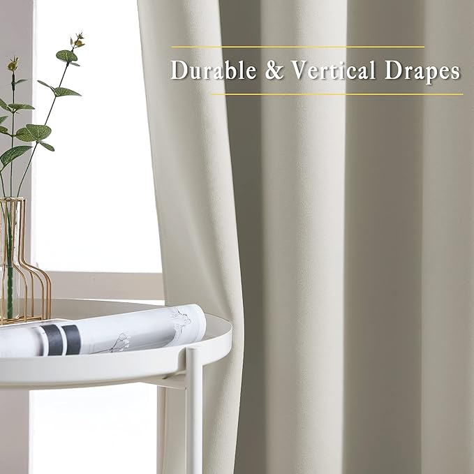 NICETOWN Blackout Kitchen Curtains 36 inch Length, Grommet Thermal Insulated - Image 5