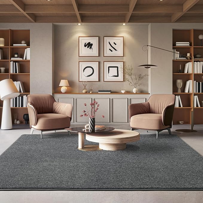 6x9 Area Rugs for Living Room Non Slip Bedroom Rug, Minimalist Washable Indoor - Image 6