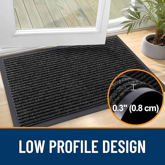 OLANLY Front Door Mat 47x17, Waterproof Heavy-Duty Indoor Outdoor Doormat | - Image 4