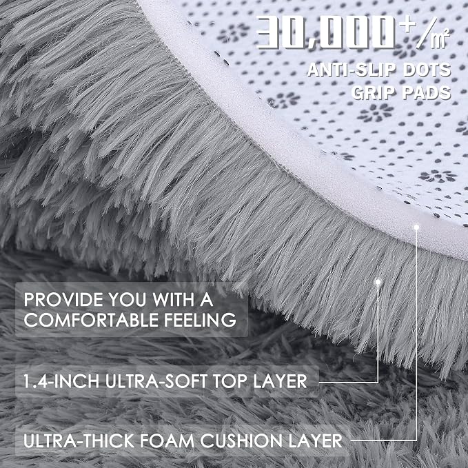 OLANLY 8x10 Machine Washable Large Area Rugs - Image 7