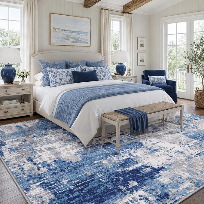 RELEANY Washable 5'x7' Abstract Area Rug - Image 2