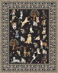 Black Floral Area Rug 8x10 for Living Room Bedroom | Large Soft Dog Rugs for by WelcometoBabovid