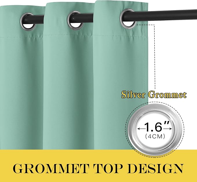 NICETOWN Kitchen Short Blackout Curtain and Drape - Image 5