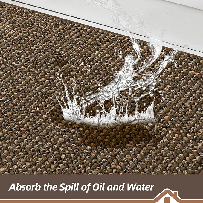 BEQHAUSE Kitchen Rugs 24"x36", Non-Slip Kitchen Mats - Image 3