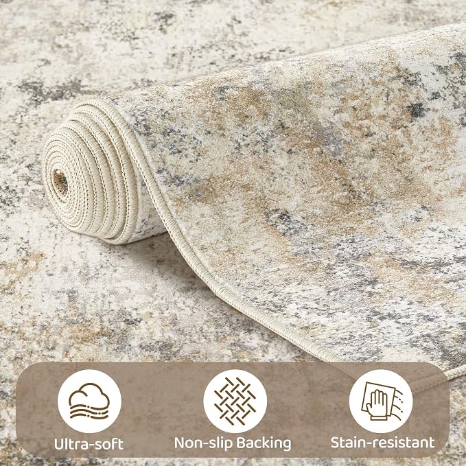 UERMEI 9x12 Area Rug Living Room Rugs - Image 6