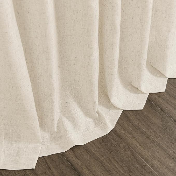 Birch Beige Linen 112 Inch Curtains - Image 9