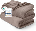 Bedsure GentleSoft Fleece Bed Blankets Queen Size Mocha Brown by Unknown