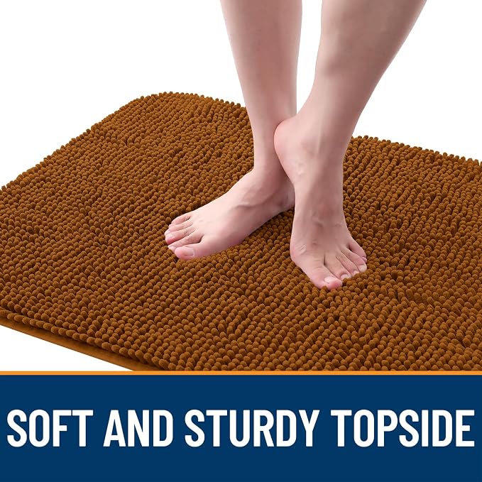 OLANLY Dog Door Mat for Muddy Paws 35x24, Super Absorbent Chenille Mud Mat | - Image 4