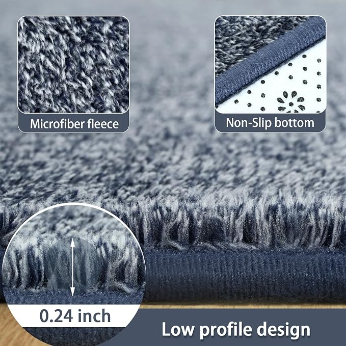 7x10 Area Rugs for Living Room Non Slip Dorm Bedroom Rug, Minimalist Washable - Image 5