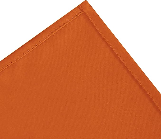 Blackout Curtains 66 x 95 inch/Orange Curtains Set of 2 Panels/Thermal - Image 8
