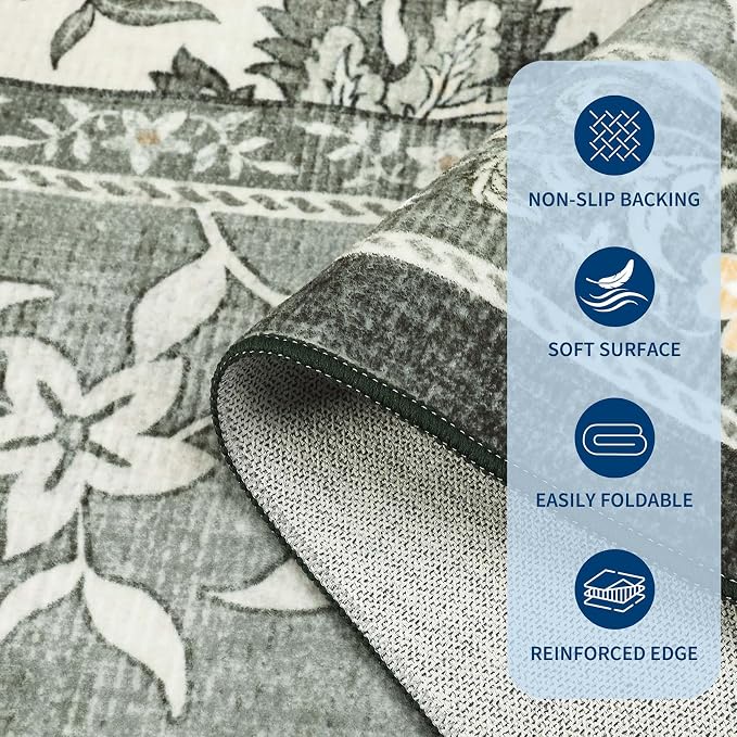 GarveeHome Provence 10x13 Area Rug - Image 6