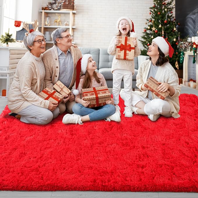 Chicrug Soft Area Rugs for Bedroom Living Room Plush Fluffy Rug 5x8 | Shag - Image 10