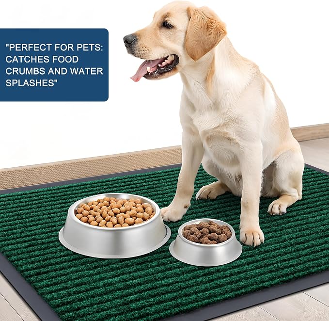 OLANLY Front Door Mat 59x34, Waterproof Heavy-Duty Indoor Outdoor Doormat | - Image 6
