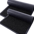 OLANLY 2-Pack Front Door Mats 71x23, Waterproof Heavy-Duty Doormats | Black by OLANLY
