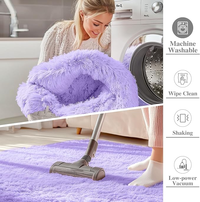 OLANLY 8x10 Machine Washable Large Area Rugs - Image 2