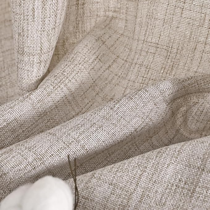 YoungsTex Small Linen Curtains 36 Inch Length - Image 8