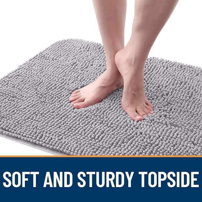 OLANLY Dog Door Mat for Muddy Paws 70x32, Super Absorbent Chenille Mud Mat | - Image 4