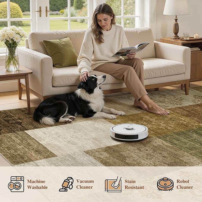 UERMEI 8x10 Area Rug for Living Room - Image 6