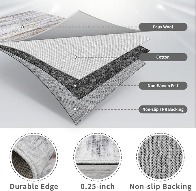 Washable Hallway Runner Rug for Home: Extra Long Runners for Entryway Living - Image 7