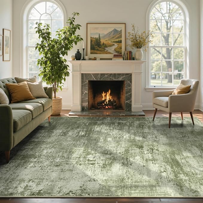 8x10 Ft Large Area Rugs for Living Room, Soft Non-Slip Washable Rugs Modern - Image 2