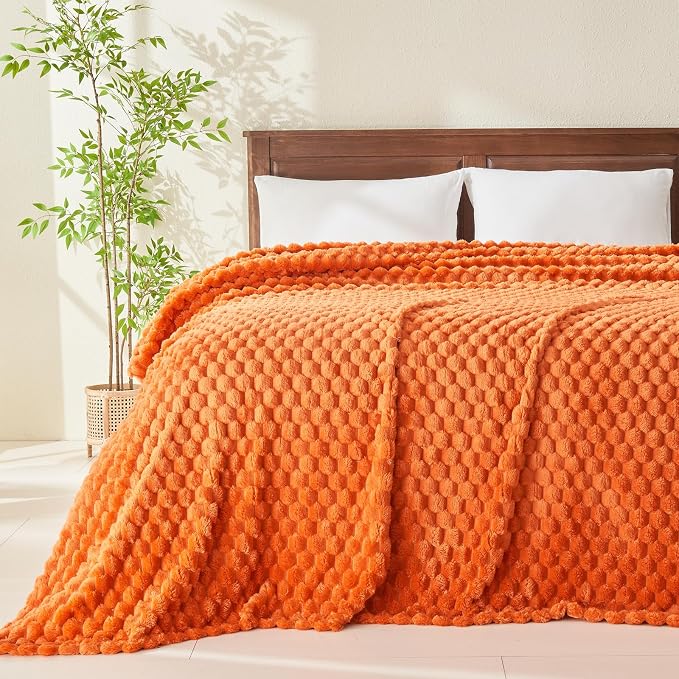 NEWCOSPLAY Fleece Clouds Cozy Queen Blanket - Image 2