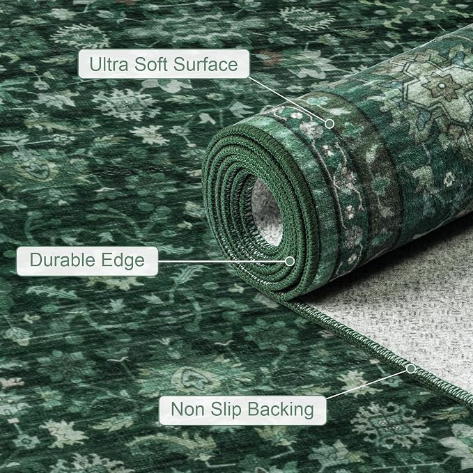 4x6 Area Rugs Living Room: Washable Rug - Image 7