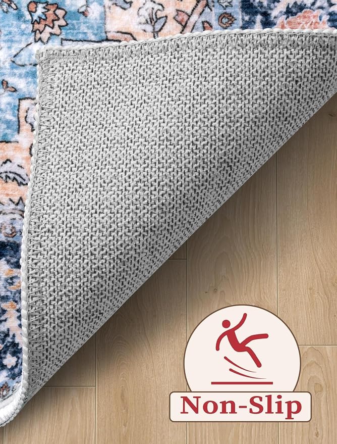 SERISSA 3x14 Washable Non Slip Boho Runner Rug - Image 4