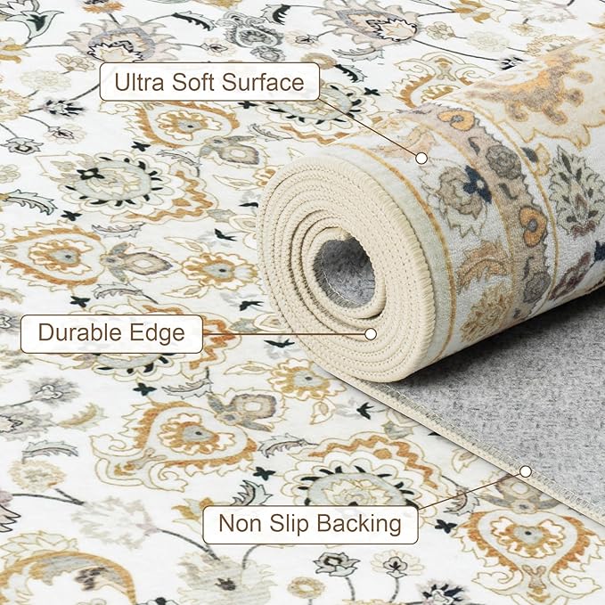 Hallway Runner Rug: 2.6x8 Kitchen Boho Rugs - Image 8