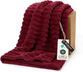 Bedsure Soft Twin XL Blanket for Bed Dorm Deep Red 66"x90" | Birthday Gifts for by Unknown