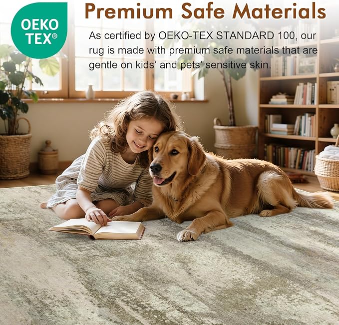 9x12 Ft Extra Large Washable Area Rugs - Image 5