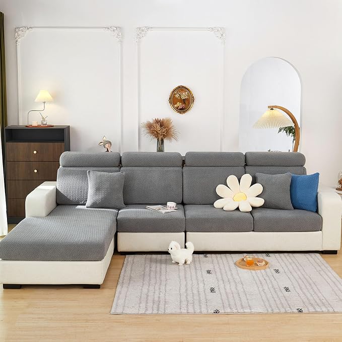 Couch Covers for 3 Cushion Sofa Pet Friendly Couch Cushion Covers Universal - Image 9