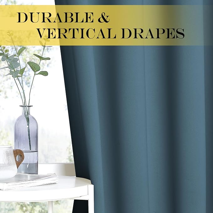 NICETOWN Blackout Curtains 84 Inch Length, Thermal Insulated Room Darkening - Image 6