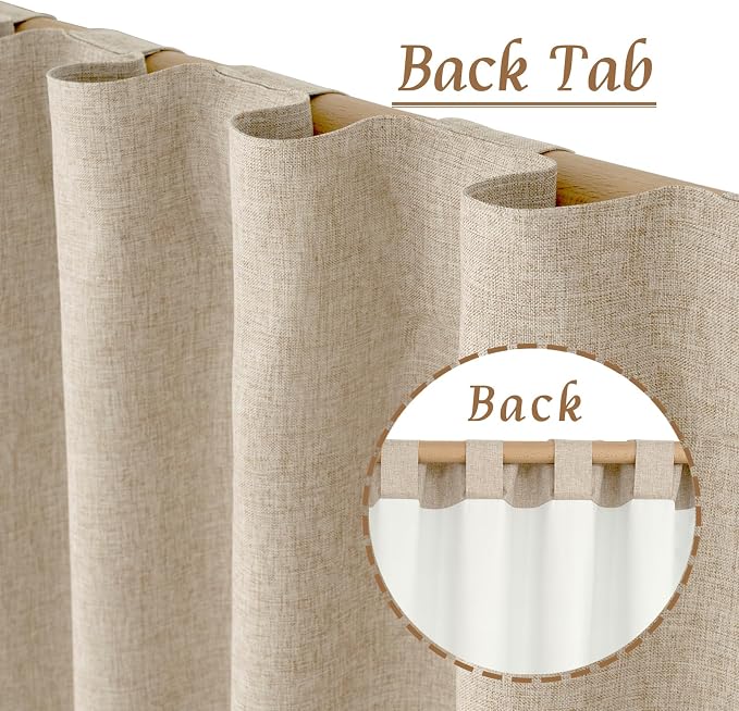 Linen Blackout Curtains 84 Inches Long - Image 6