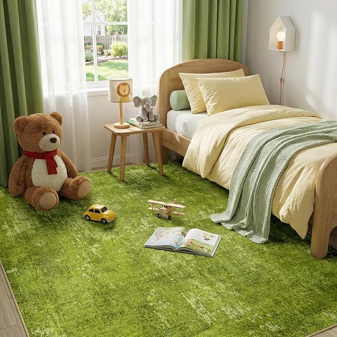 RELEANY Washable 8'x10' Abstract Area Rug - Image 4