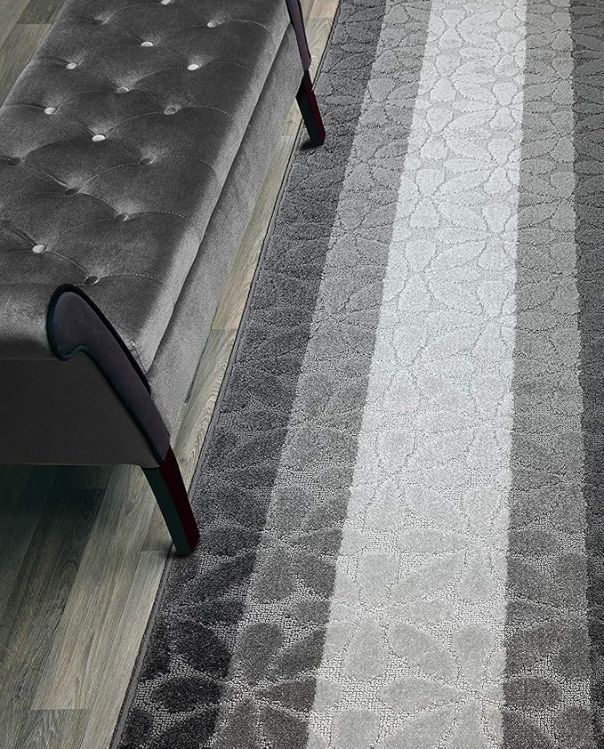 16 Ft Gray Hallway Runner Rug, Non Slip Washable, Kitchen & Entryway | 2'2" x by ORFAHOME