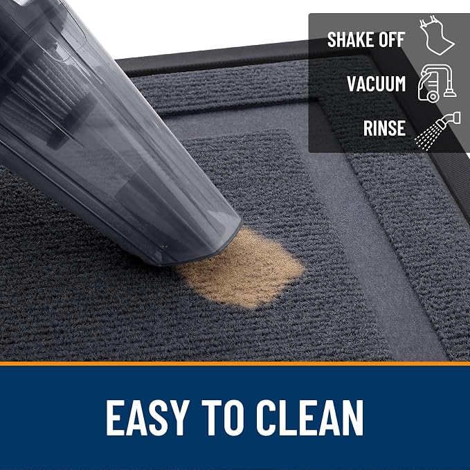 OLANLY Front Door Mat Outside 71x23, All-Season Heavy-Duty Rubber Doormat | - Image 6