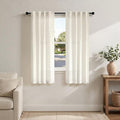 Pitalk Light Filtering Linen Curtains 72 Inch Long by Pitalk