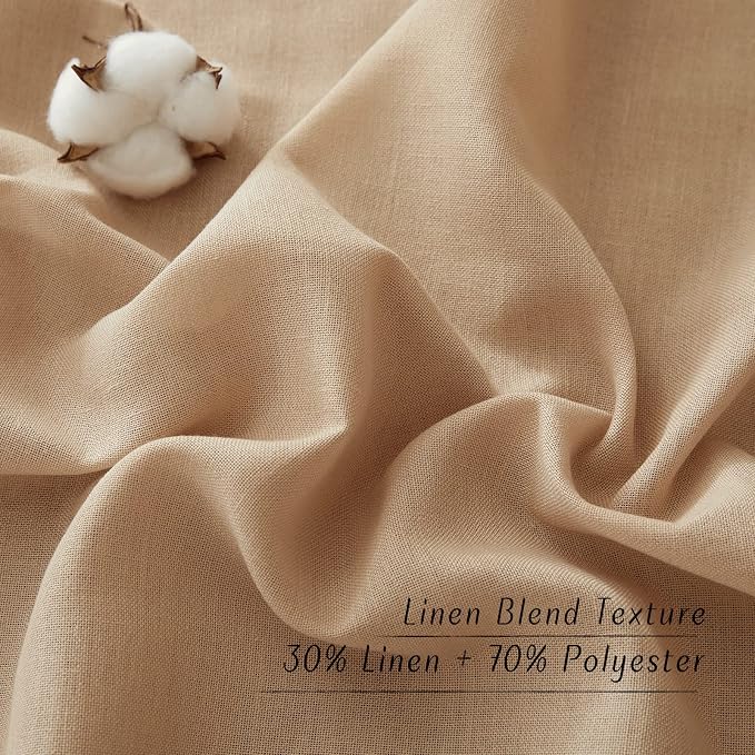 NICETOWN Linen Curtains 96 inches Long - Image 6