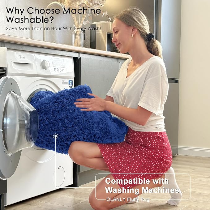 OLANLY 6x9 Machine Washable Large Area Rugs - Image 2