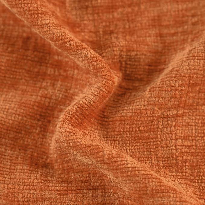 CaliTime Fall Decorative Throw Pillow Covers 16 X 16 Inches Burnt Orange | Pack - Image 2