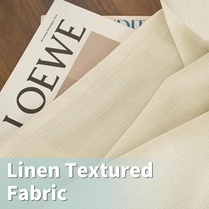 72 Inch Length Sheer Linen Curtains - Image 2