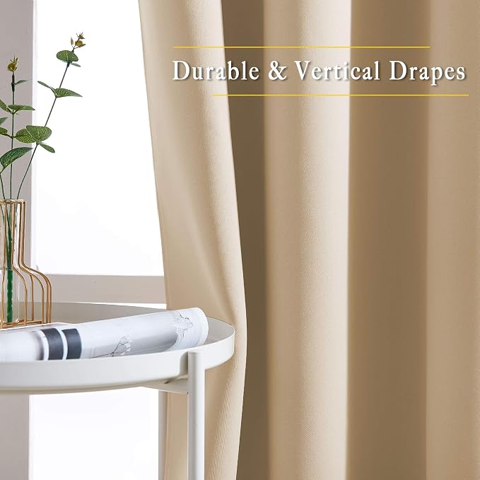 NICETOWN Blackout Window Curtains 72 inches Long, Thermal Insulated Grommet - Image 5