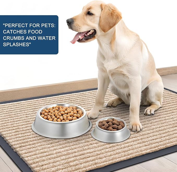 OLANLY Front Door Mat 33x21, Waterproof Heavy-Duty Indoor Outdoor Doormat | - Image 6