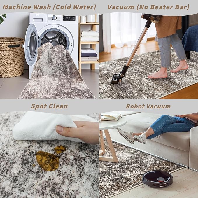 2x7 Washable Kitchen Runner Rug – Non-Slip Soft Carpet - Image 7