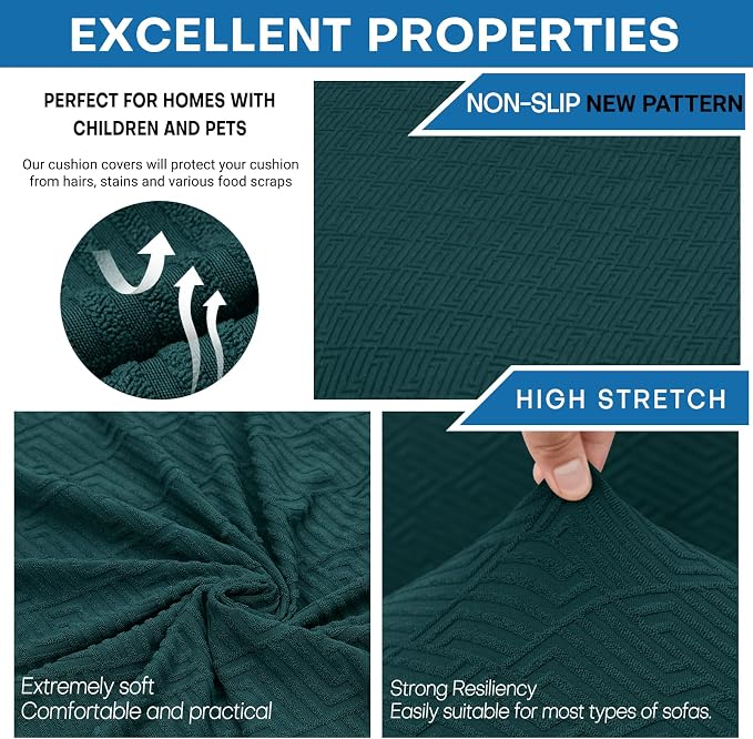 XINEAGE 2026 New 4 Pieces Extra Large Couch Covers - Image 5