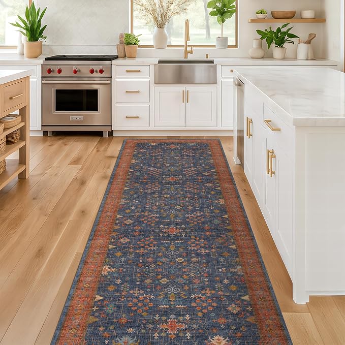 Washable 12 ft Long Runner for Hallway - Image 3