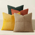 MIULEE Fall Green Rust Throw Pillow Covers 18x18 Inch Set of 4 Boho Farmhouse by MIULEE
