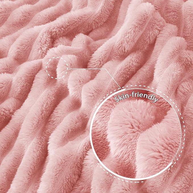 Exclusivo Mezcla Striped California King Size Fleece Blanket - Image 5